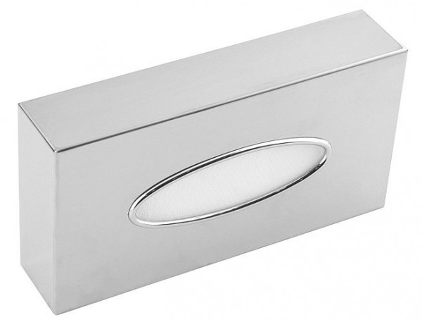 All Care Mediclinics boîte de mouchoirs/mouchoir/distributeur de mouchoirs en acier inoxydable brillant, 13672
