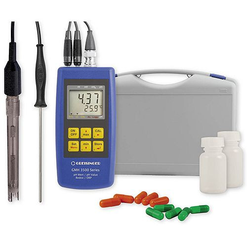 Greisinger GMH 3531-SET100 kit complet pour mesure de pH/température, 604591