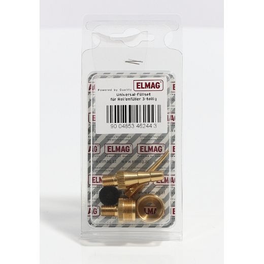 Kit de remplissage universel ELMAG pour gonfleurs de pneus, 3 pièces, 46244