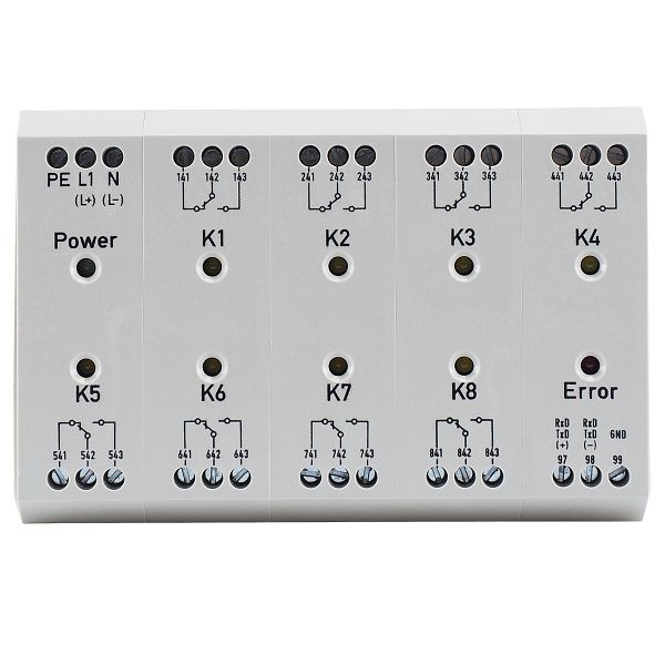 Module relais externe JUMO, AC 110 à 240 V, interface RS422 / RS485, 00405292