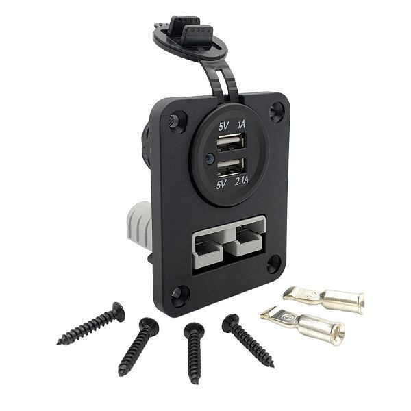 Cadre d'installation Offgridtec Fiche Anderson - Prise USB, 8-01-014985