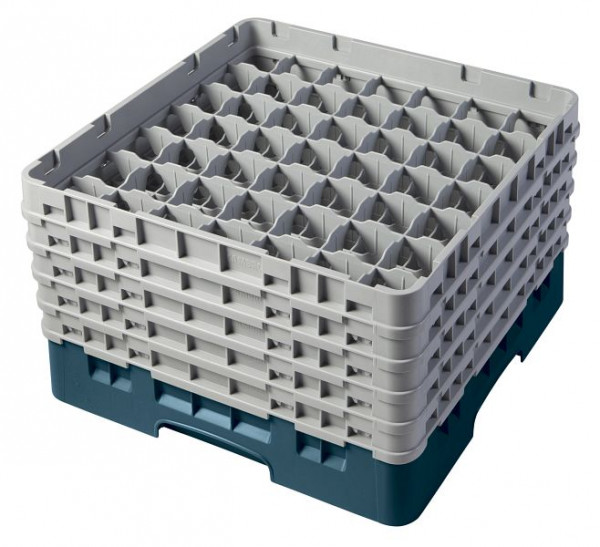 Panier de lavage Cambro 49 compartiments Camrack® 25,7 cm turquoise, SU: 2 pièces, 49S958414
