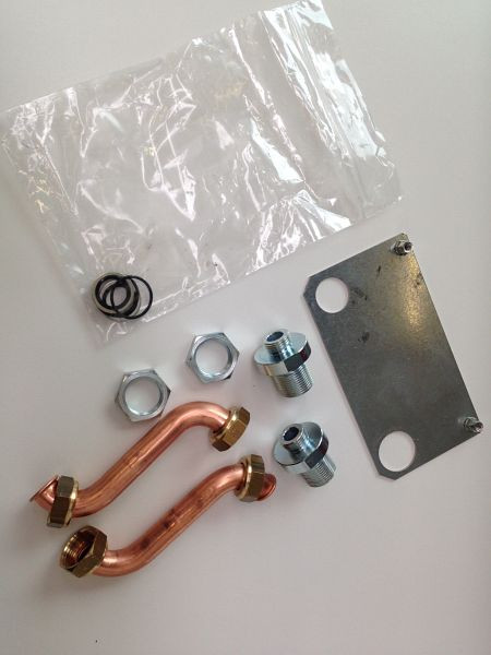 Kit de raccordement de filtre ELMAG pour MDX 400-1800, pour la 'nouvelle' série de filtres MARK G/C/V (sans filtre) - AG 1/2', 12290