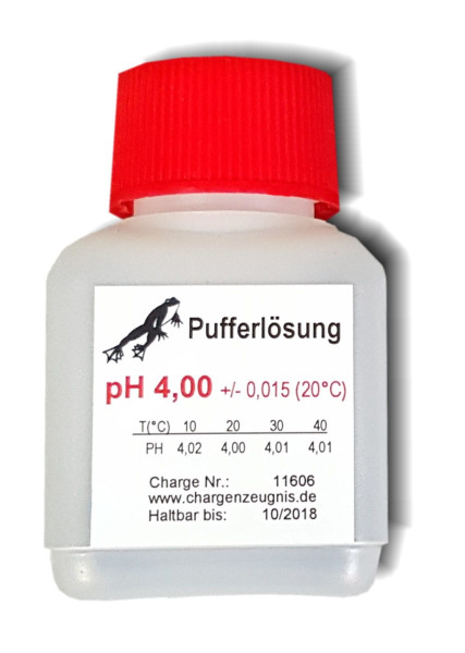 Solution tampon Hamma PH 4, UE : 0,05 litre, 2201030