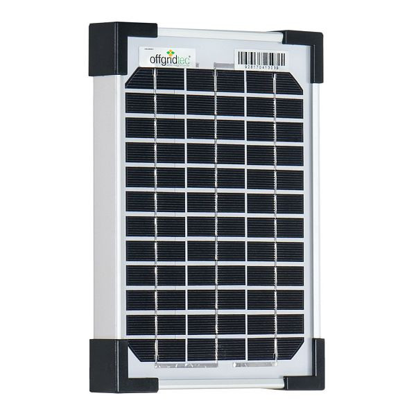 Panneau solaire Offgridtec 5W mono 12V, efficacité >22,3%, 3-01-002960