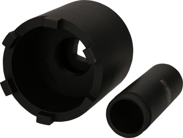 Jeu de contre-écrous et de clés KS Tools avec tube de guidage pour MAN, Ø 76,5 mm, 2 pièces, 460.5340