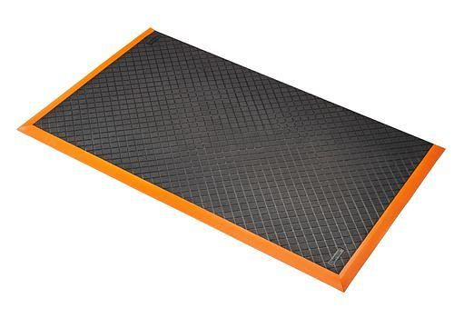 Tapis antifatigue DENIOS SR 6.10, caoutchouc nitrile, avec biseau, 66 x 102 cm, 247-734