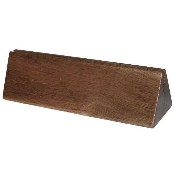 Porte-cartes de menu en acacia Olympia (paquet de 10) CM921