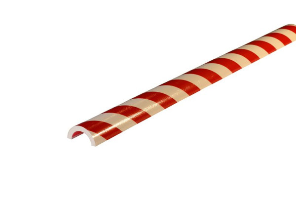 Protection de tuyau Knuffi, pour tuyaux d'un diamètre de 40 à 70 mm, rouge/blanc, PR-10119