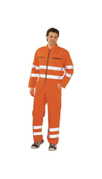 Combinaison rallye haute visibilité Planam uni orange, taille 64, 2031064