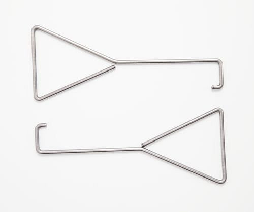 Aide au levage DENIOS en acier inoxydable pour grilles en acier inoxydable, acier et plastique, UE : 2 pièces, 215-854