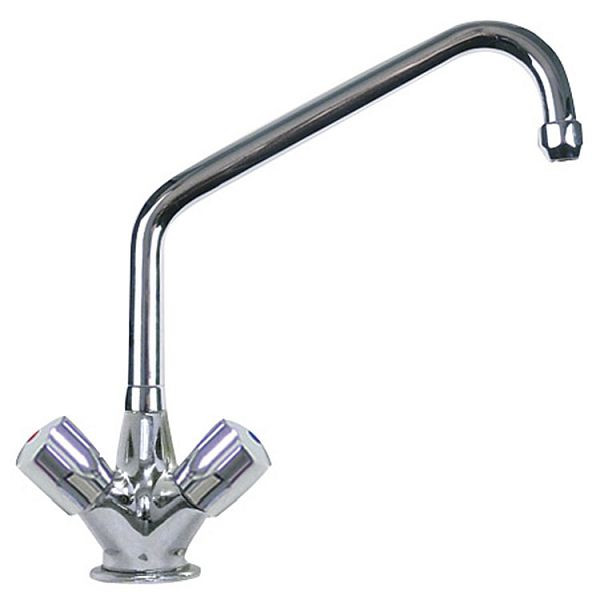 Mitigeur monobloc Gastro-Inox "Haute Performance" Ø25mm, longueur 300mm, Haute Performance, 402.232