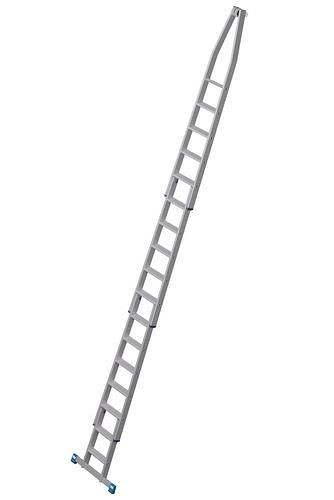 Échelle à rallonge Krause en aluminium, jeu de 4 pièces, 17 marches, 307655