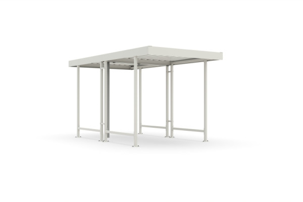 Toiture WSM Leipzig L40 RAL 9002 en kit, 102001867