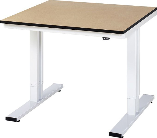 Table de travail RAU série adlatus 300 (réglable électriquement en hauteur), plan de travail en MDF, 1000x720-1120x1000 mm, 08-WT-100-100-F