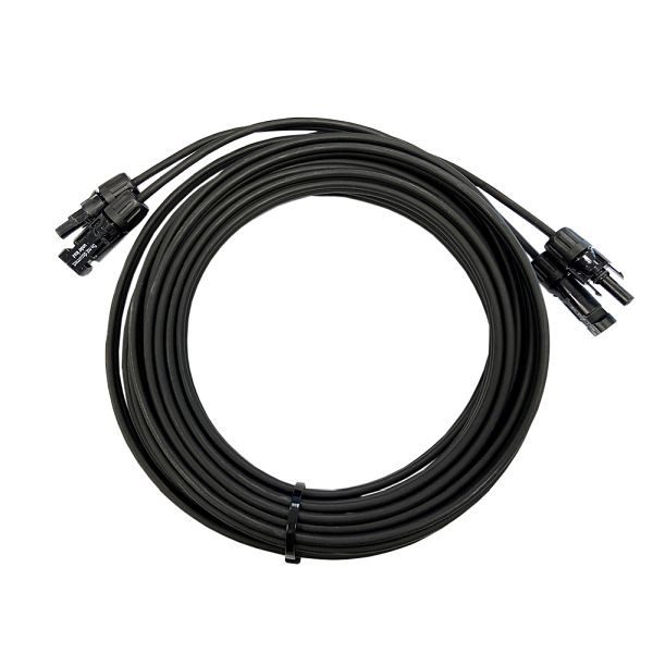 Offgridtec 8m 2x4mm² Câble de connexion MC-4 vers MC4 rallonge fiche/prise, 8-01-007810