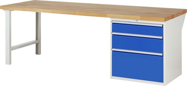 Etabli RAU série 7000 - modèle 7608, L2500 x P900 x H890 mm, 13-7608A1-259B4M.11
