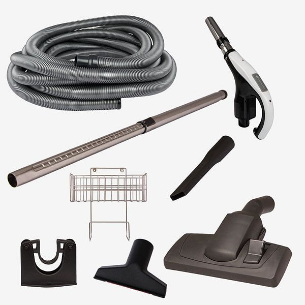 HKW RETRAFLEX - Kit d'accessoires 1 - Tuyau d'aspiration de 15,2 m de long (sans couvercle), 055152