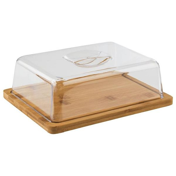 Plateau APS avec hotte, 24 x 18,5 cm, hauteur : 8 cm, polystyrène, bois, 00820