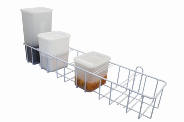 Support mural Schneider pour canettes de conservation, revêtement blanc, adapté aux canettes 2l, 3l, 5l, 230130