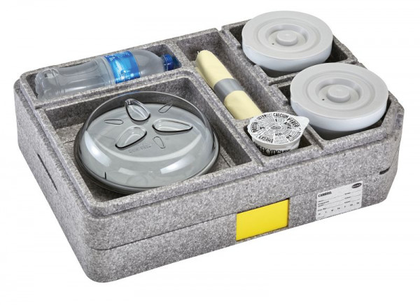 Cambro Cam GoBox Tablotherm, porcelaine, 1 x assiette ronde, ITENEPP21107