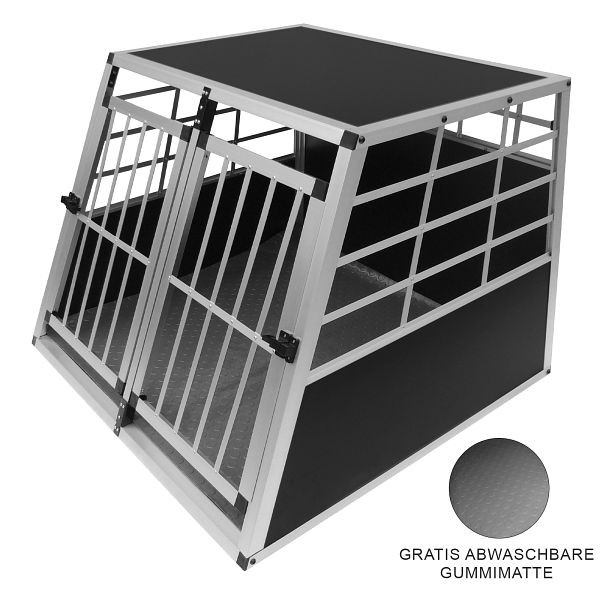 Caisse de transport pour chiens Monster Auto, grande caisse double, 28291