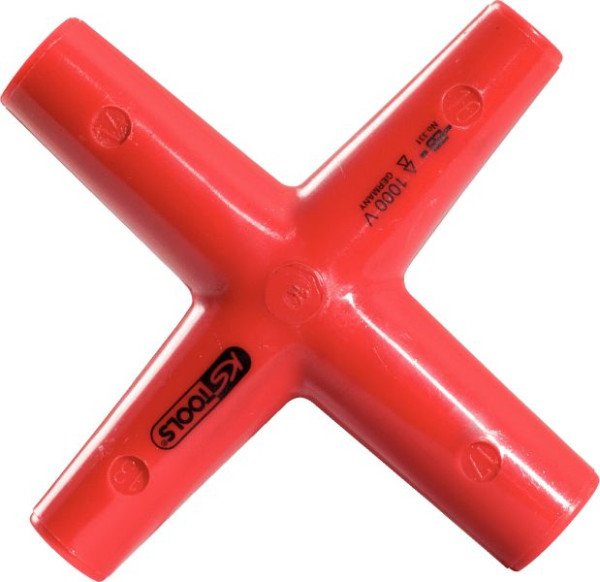 Clé cruciforme KS Tools avec isolation de protection, 10x11x13x17mm, 117.1702