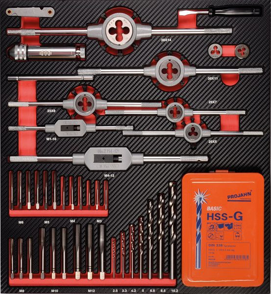 Insert de filetage Projahn 64 pièces, 5999-361
