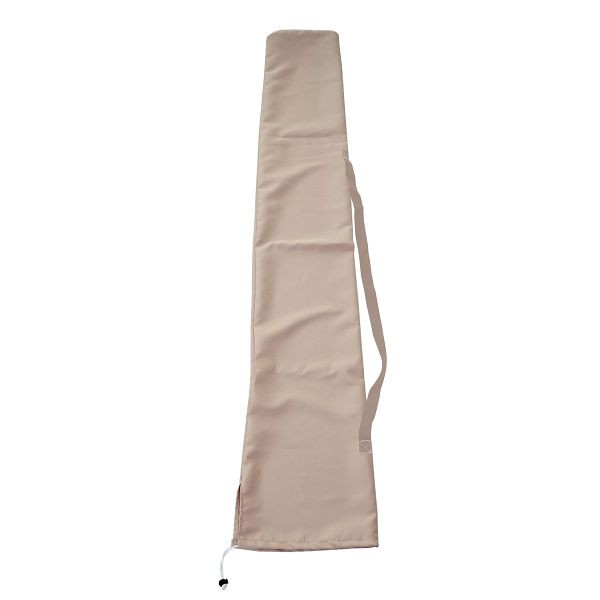 Housse de protection Mendler pour parasols jusqu'à 2,70m, housse avec cordon, crème, 56683