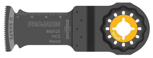 Lame de scie plongeante Projahn pour bois, HCS, Starlock, 32 mm x 50 mm, UE: 20 pièces, 6631220
