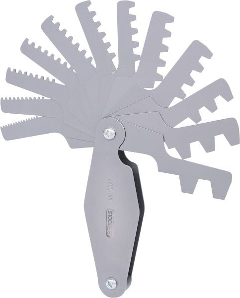 Jauge de filetage trapézoïdal KS Tools, pour filetage 30°, 2-12 mm, 300.0622