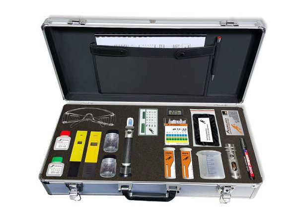 Mallette de test Hamma pour tester les lubrifiants de refroidissement exclusifs, 2201002