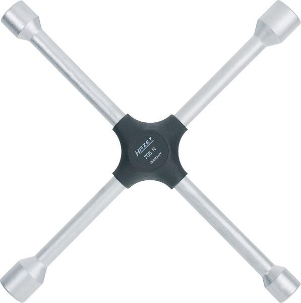 Clé cruciforme Hazet, profil 6 pans extérieur, 17 x 19 x 13/16 x 21 mm, 705N