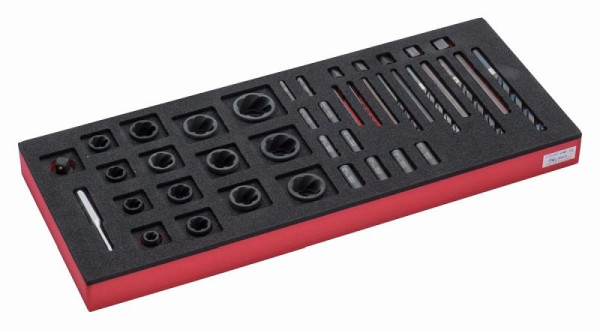 Insert Bahco 1/3, douilles impact 1/2" + 3/8" + extracteur de vis, 35 pièces, FF1E5005
