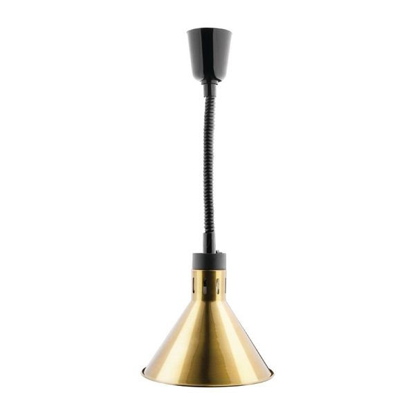 Lampe chauffante conique extensible Buffalo avec finition dorée, DY465