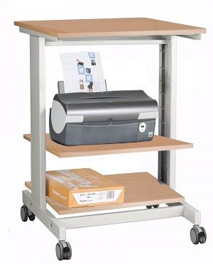 Twinco 6860 Support imprimante TWIN CLICK 2, hêtre, 6860-0