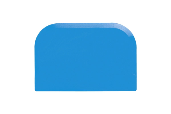 Grattoir à crème Schneider, ABS, bleu HKS 47, taille : 151 x 102 mm, 227756