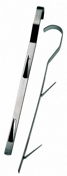 Crochets pour fumeurs Peetz professionnels, 23 cm, UE: 10 pièces, 93035