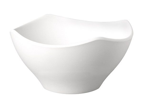 Bol APS -ZEN-, 21 x 21 cm, hauteur : 11 cm, mélamine, noir, aspect pierre, 1,4 litres, 83712