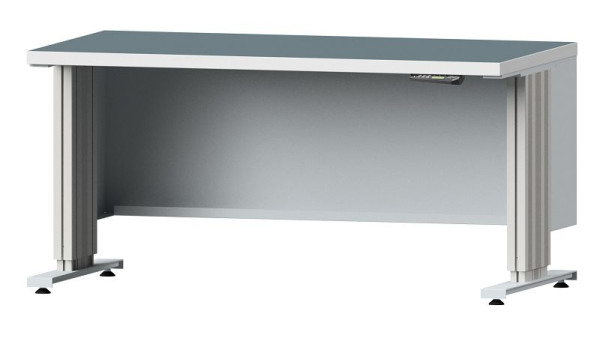 Établi ANKE LIFT, modèle 150, 1500 x 800 x 740-1140 mm, RAL 7035, UBP 40 mm, 405.202