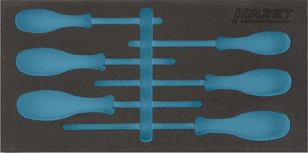Insert en mousse souple Hazet à 2 composants, pour 163-265/6, dimensions / longueur : 342 mm x 172 mm, 163-265L