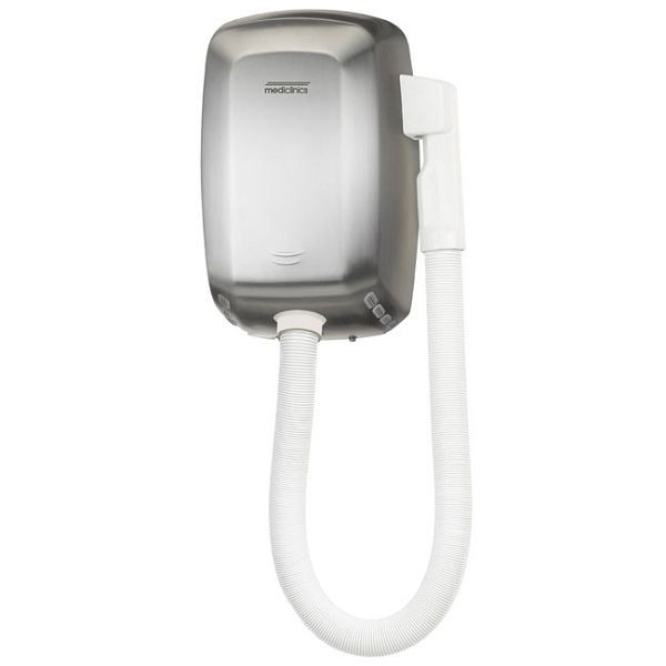 Sèche-cheveux Mediclinics Machflow avec tuyau, acier inoxydable, 206.018