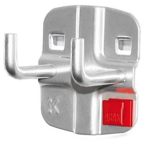 Bedrunka+Hirth Porte-outils double avec extrémité à crochet verticale 75 mm, 03.87.407