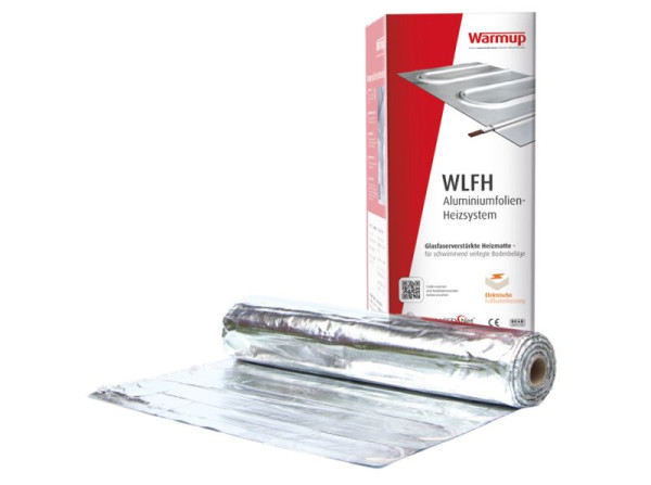 Warmup WLFH-80/160-2 système de chauffage en aluminium 160 watts stratifié 2,0 m², ruban adhésif en aluminium, DEWLFH-80/160-2