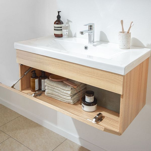 HOME DELUXE meuble de salle de bain WANGEROOGE BIG - S bois, 11103