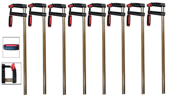 VaGo-Tools pince à vis professionnelle 150x50 mm pince pince à colle pince fonte malléable, UE: 8 pièces, 220-001x8_dv