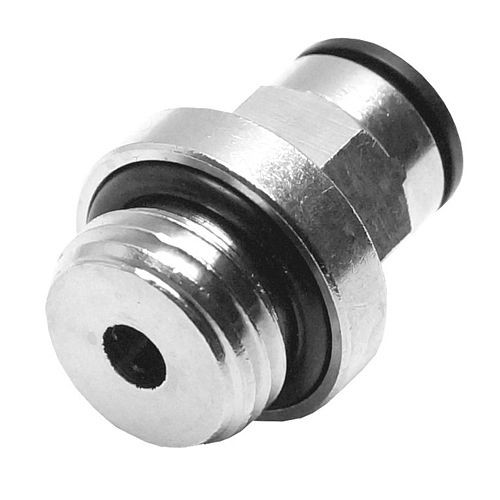Raccord droit AEROTEC avec filetage extérieur 1/4 pouce, cylindrique, avec joint torique, 6 mm, 20.2001.08