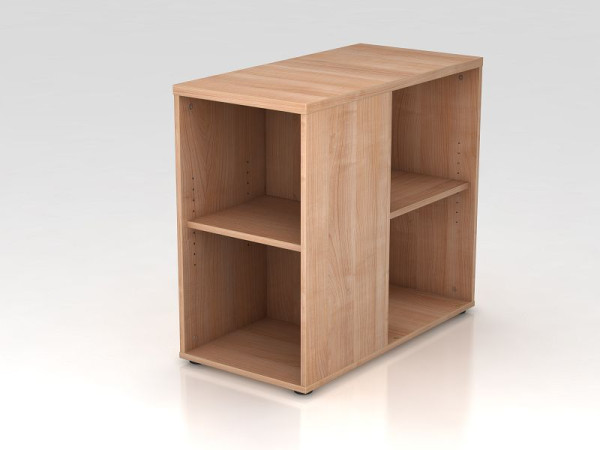 Conteneur de stockage Hammerbacher noyer, 40x80x72-76 cm (LxPxH), V1630/N