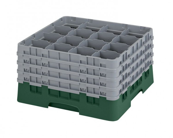 Panier de lavage Cambro 16 compartiments Hauteur Camrack®: 23 cm Vert bouteille, UE: 2 pièces, 16S900119