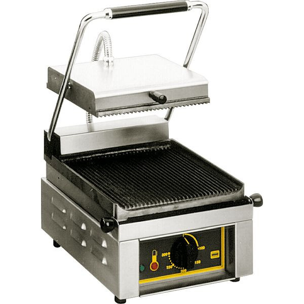 Grille de contact ROLLER GRILL, 2 kW, dimensions 330 x 385 x 220 mm (LxPxH), KE0701330